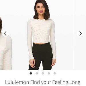 NWT LULULEMON LONG SLEEVE